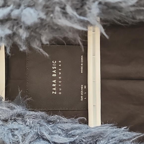 Zara Deep Blue Teddy Jacket - Picture 4 of 6